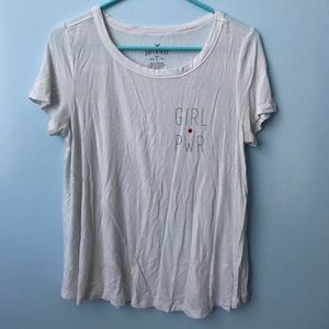 american eagle soft + sexy “girl pwr”